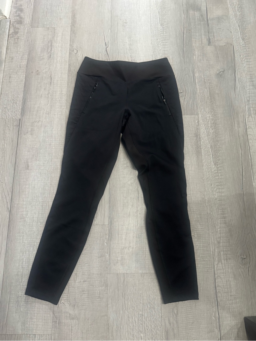Athleta Black High-Waist Zip Pocket Leggings